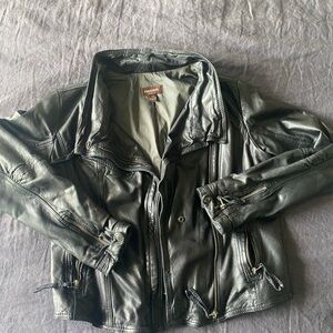 Danier vintage black leather jacket